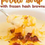 Potato Soup with Hash Browns and Cream Cheese